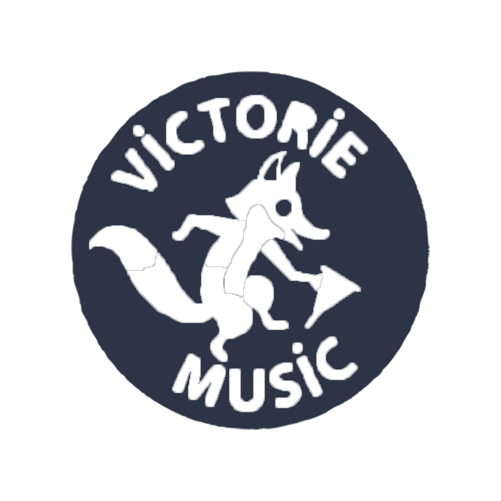 logo de Victorie Music noir blanc