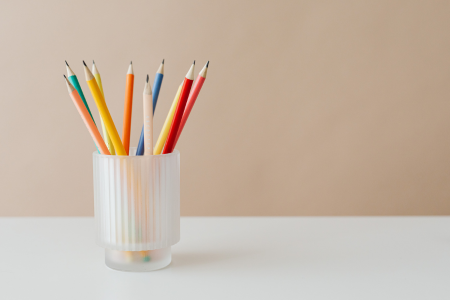 Pot à crayon de couleur